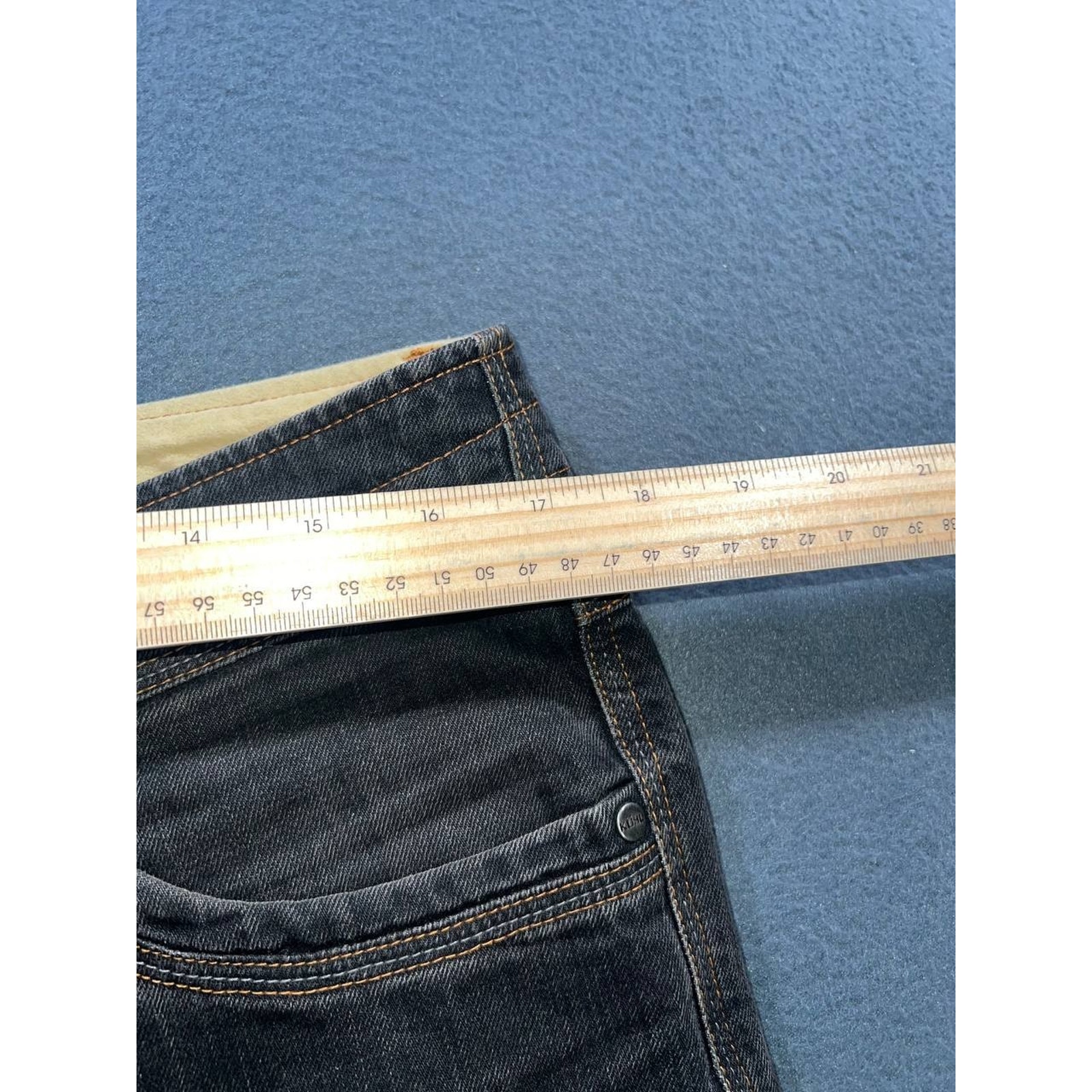 Kuhl Gray Vintage Patina Dye Jeans Y2k Straight Fit Men’s Size 32x34 A009904 — image 3 of 8